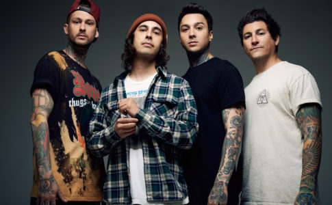 LEFT TO RIGHT:  Mike Fuentes, Vic Fuentes, Tony Perry, Jaime Preciado